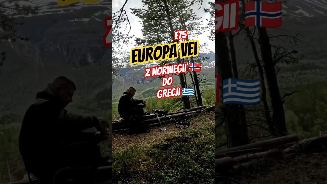 E75 – droga z Arktyki do Grecji #norwegia #automobile #treasuresearch #goldpanning #metaldetecting