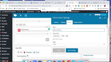 How to link call to action button Wpbakery