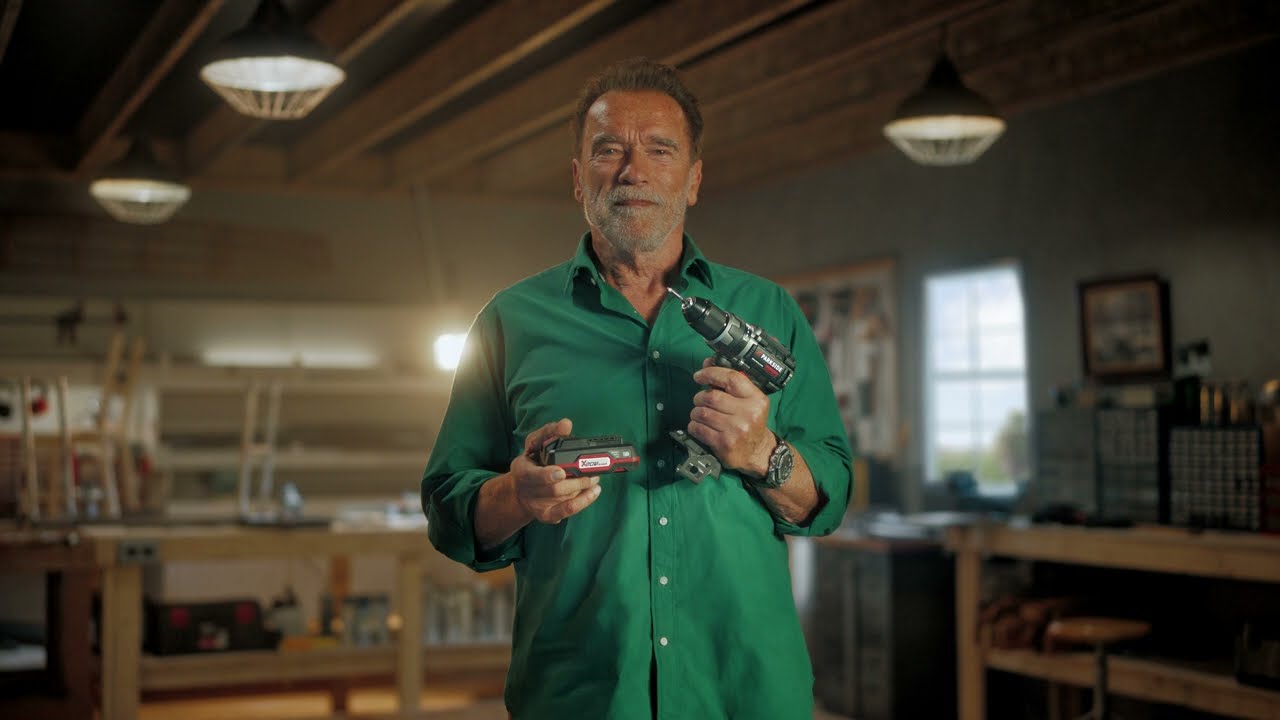 Schwarzenegger testimonial per Parkside