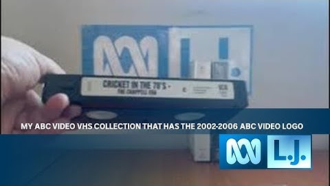 My ABC Video VHS Collection that has the 2002-2006 ABC Video logo