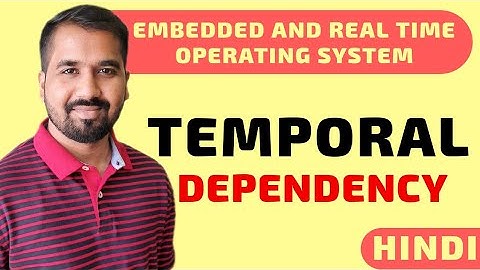 Temporal Dependency Explained in Hindi l Embedded and Real time Operating System Course