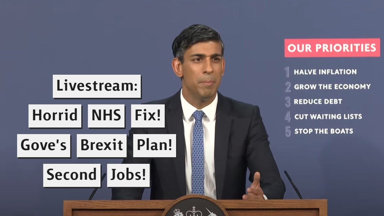 Livestream: Horrid NHS Fix! Gove's Brexit Plan! Second Jobs! - YouTube
