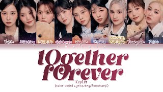 Kep1er 케플러 - tOgether fOrever (Color Coded Lyrics/日本語字幕) Resimi