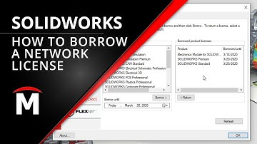 How to Borrow a SOLIDWORKS Network License