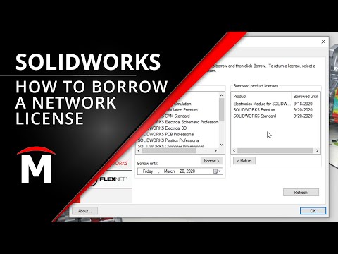 How to Borrow a SOLIDWORKS Network License