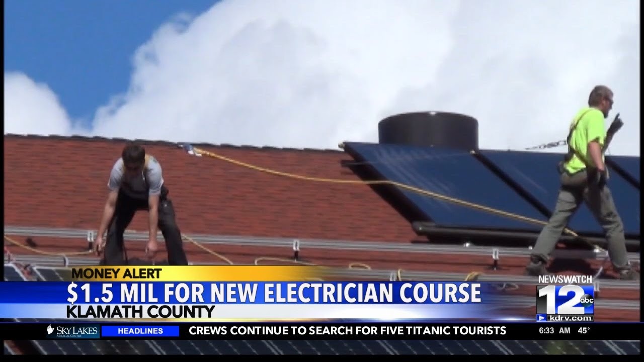 Klamath County receives 1.5 million for new electrician course YouTube