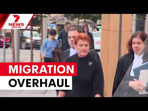 One Nation unveils radical immigration crackdown | 7NEWS