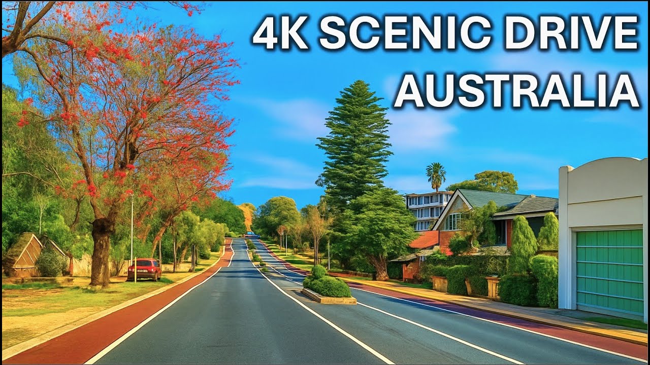 Scenic Drive around Dalkeith Perth Australia 4K