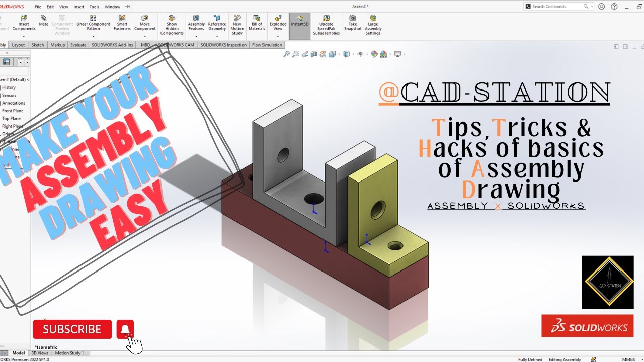 Tips, Tricks & Hacks of Solidworks Assembly Drawing - YouTube
