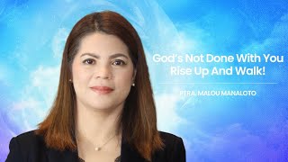 📢 God's Not Done With You, Rise Up and Walk! - Ptra. Malou Manaloto | JCLGIM | 16-Jan-2026