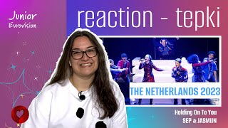 REACTION • Sep & Jasmijn - Holding On To You (Junior Eurovision 2023 🇳🇱 The Netherlands)