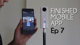 Getting camera image to display in the mobile app: RICOH THETA SC2 Development (Ep 7) screenshot 4
