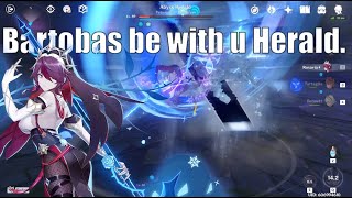 Genshin Impact Eng. Dub w/ timestamps [ Abyss Herald Encounters Rosaria ] ( playthrough )