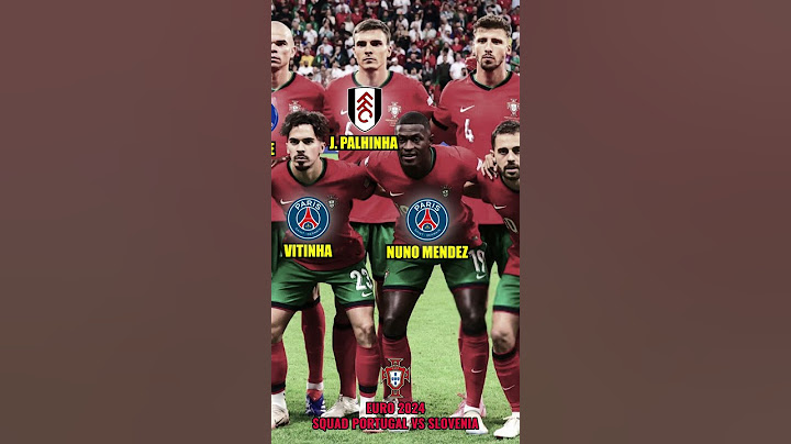 Squad Portugal vs Slovenia Euro 2024