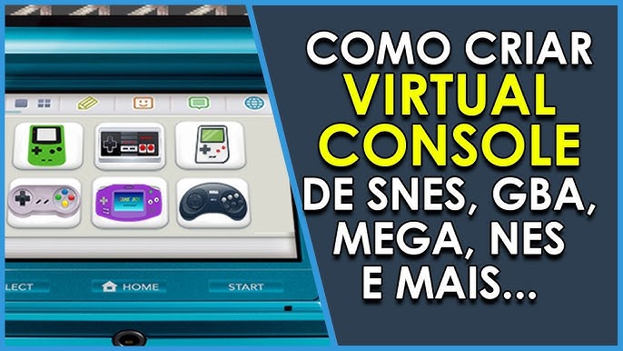 Emulador de Super Nintendo e Mega Drive para 3DS - SNES - MD 