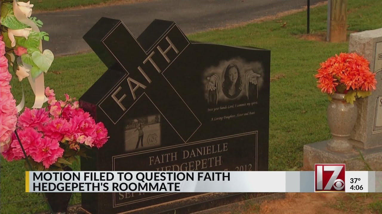 Motion filed to question Faith Hedgepeth's murder