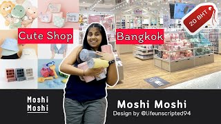 Thailand trip looking for cute and cheapest gifts shop | Moshi Moshi | Bangkok