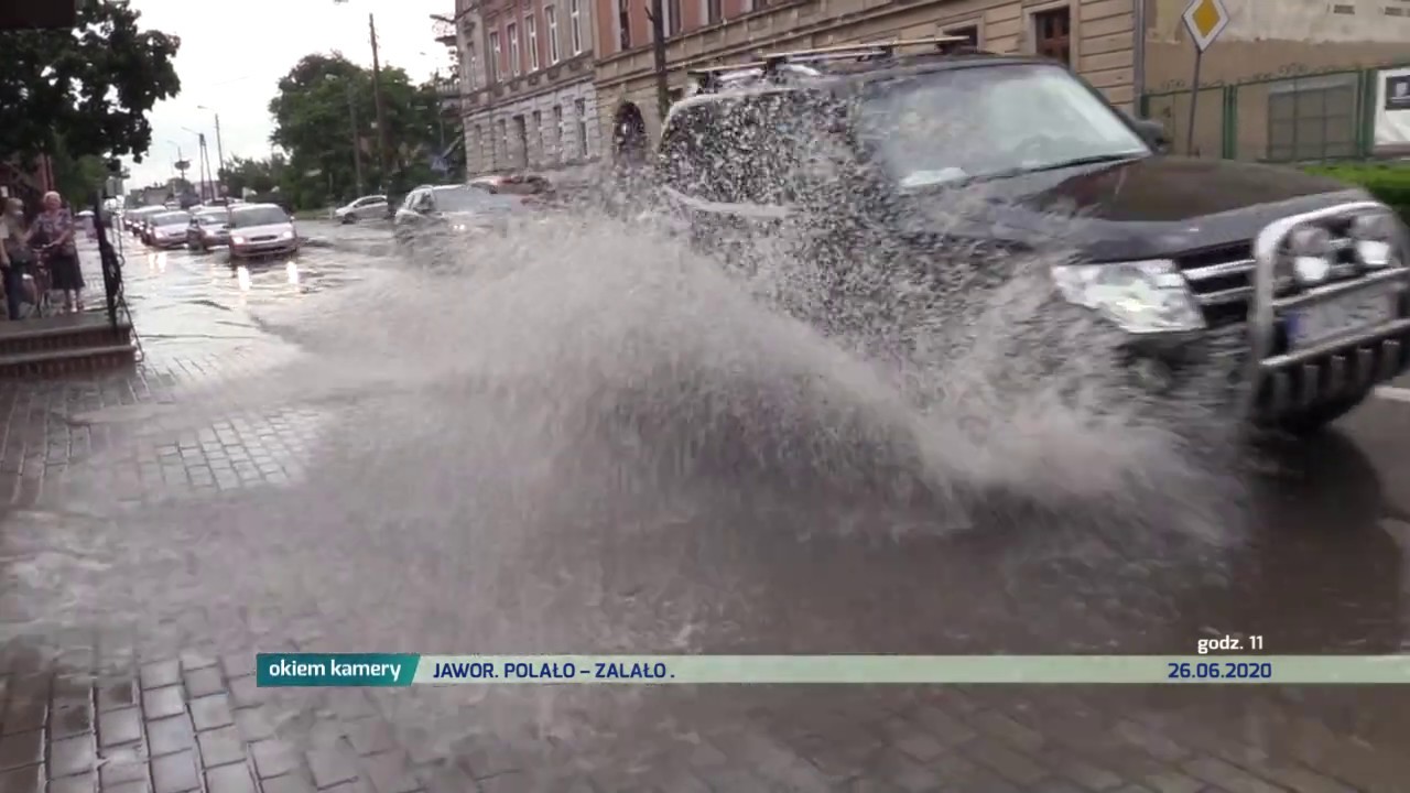 JAWOR. Polało-zalało... Zastoje wodne tam, gdzie zawsze