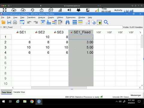 Recode Into A Different Variable In SPSS