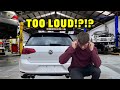 BUILDING A CUSTOM EXHAUST FOR MY MK7 GOLF R