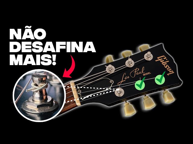 Como Colocar Cordas na sua Guitarra ou Violão | Aula de Guitarra e Luteria class=