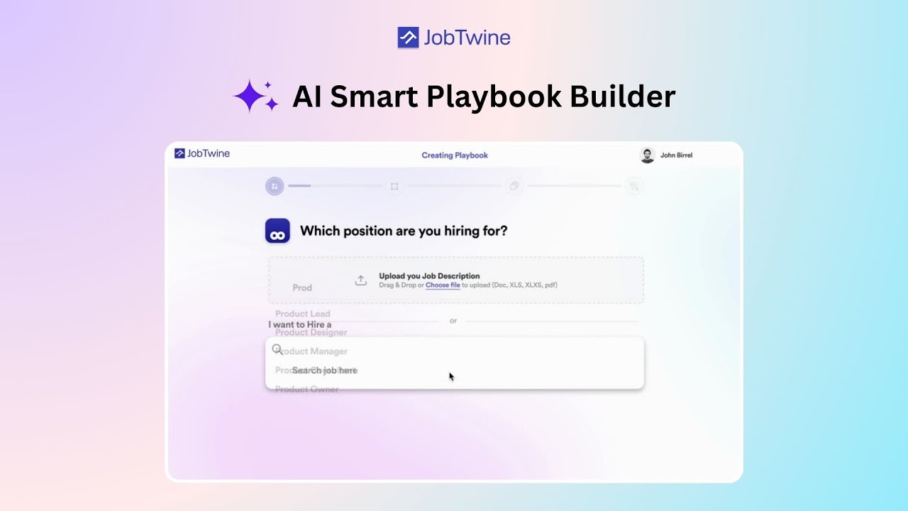 JobTwine - AI Smart Playbook Builder - YouTube