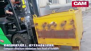 #CAM forklift attachments #box  rotator