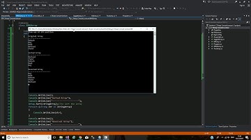 C# Console Sorting And Searching of Array #14