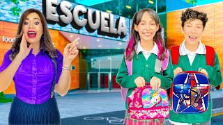 MI MAMÁ NOS LLEVA A LA ESCUELA *Spay busca mi diario* 🏫🎒 | Karla Bustillos