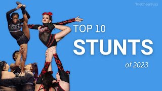 Top 10 Best Stunts of 2023 - Voted by the Public (D2 Summit Teams) by TheCheerBuzz 6,674 views 9 months ago 6 minutes, 2 seconds