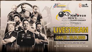 Trực tiếp 2 | Sean Mark Malayan VS Joshua Filler | Yalin WPA Men’s 8-Ball World Championship