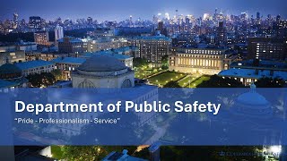 Public Safety New Student Orientation 2025 MSC