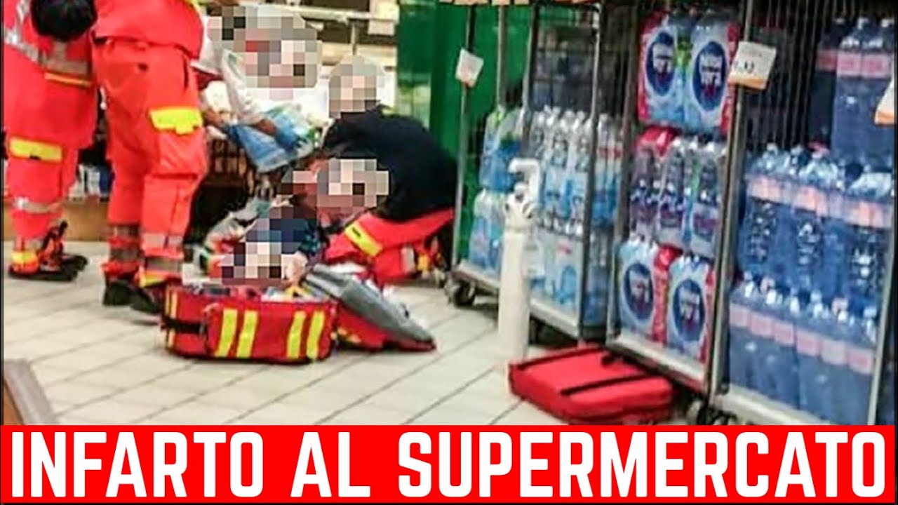 COLPITO DA UN INFARTO MENTRE È AL SUPERMERCATO: LA CASSIERA GLI SALVA ...