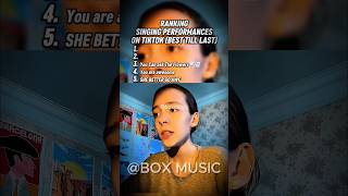Ranking Singing Performances On TikTok #cover #ranking #singing #boxmusiccover #song #unexpected