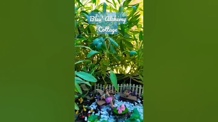 Bleu' Alchemy Cottage Fairy Garden~For Rosemary & ...