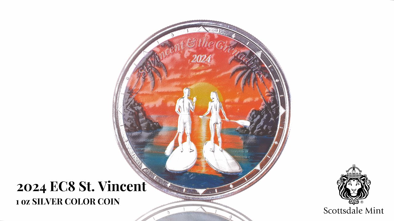 2024 EC8 St. Vincent & the Grenadines | Paddleboard Couple 1 oz