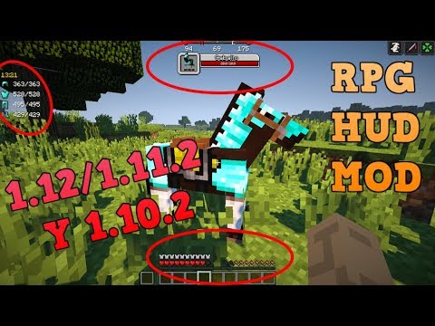 Rpg Hud Mod 1 12 1 11 2 1 10 2 Minecraft Review En Espanol 17 Youtube