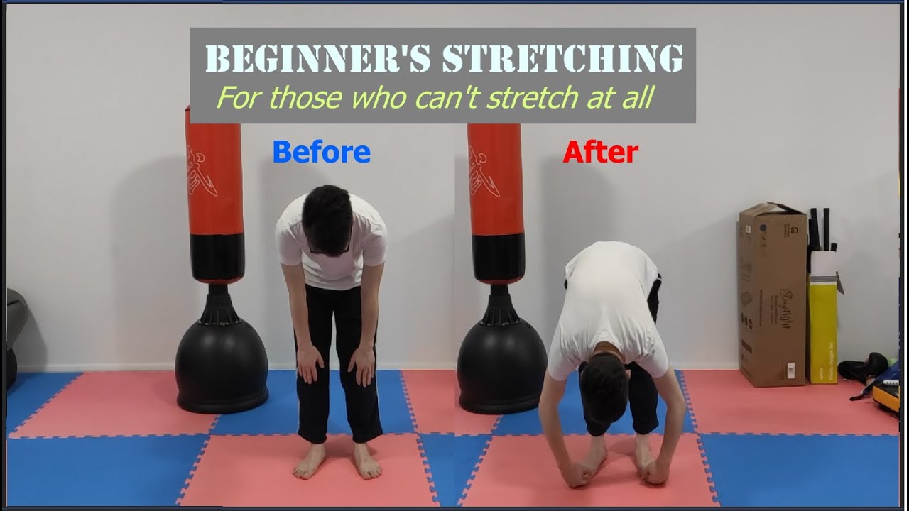 Stretching Tutorial True beginner's stretching tutorial for those who can't stretch at all ...