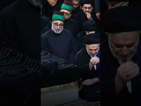 العتبتان المقدستان الحسينية والعباسية تشهدان تشييع جثمان السيد محمد علي بحر العلوم رحمه الله