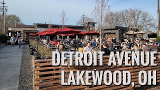 Detroit Avenue in Lakewood, OH - Exploring from Sloane to W. 117th (April 11, 2023)