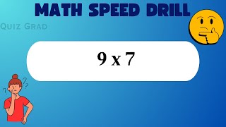 Math Speed Drills  Part 1| Mental Math | Challenge Yourself Math Quiz | Integer Multiplication screenshot 5