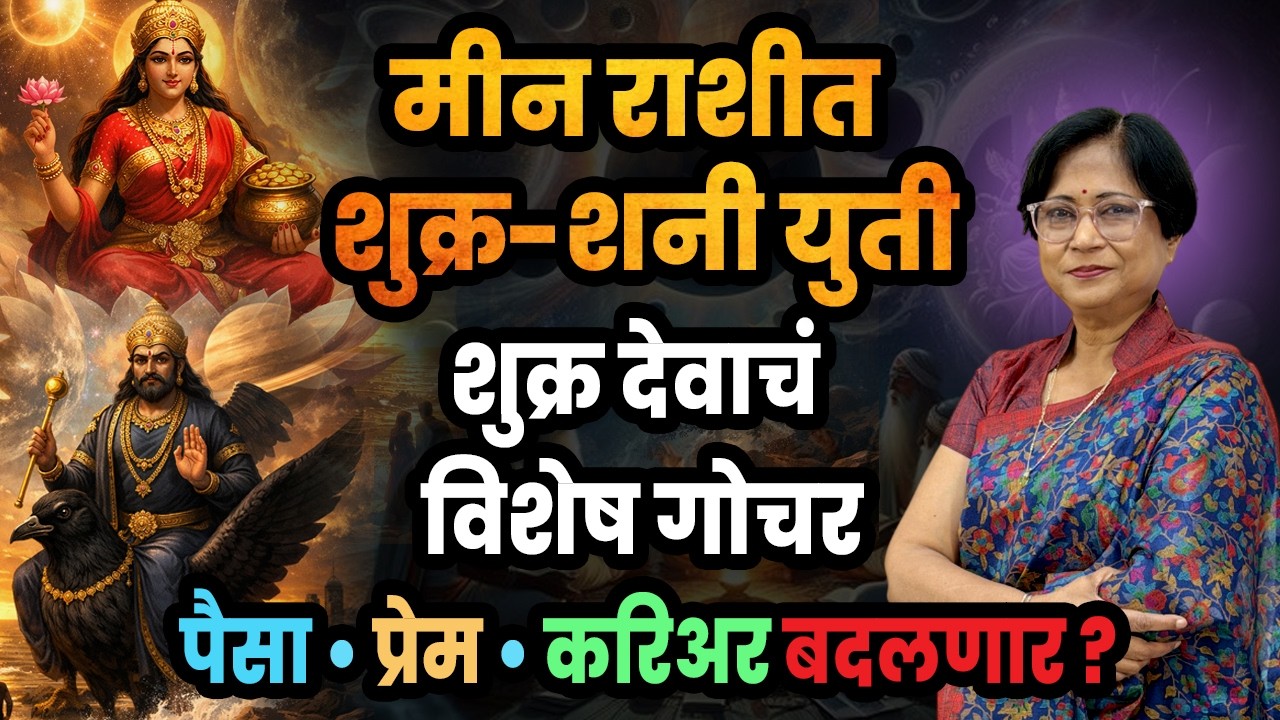 मीन राशीत शुक्र-शनीची युती: १-२६ मार्च तुमच्या आयुष्यात काय बदलणार? | Venus-Saturn Conjunction