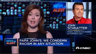Papa John's slides after founder finds himself in hot water again N-word