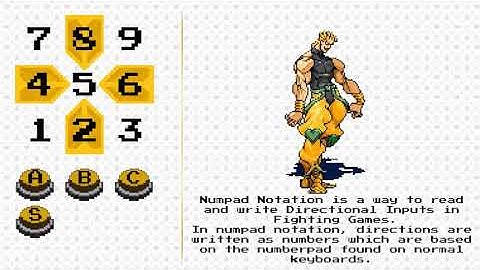 Basic JJBA: Heritage for the Future Notation and Controls