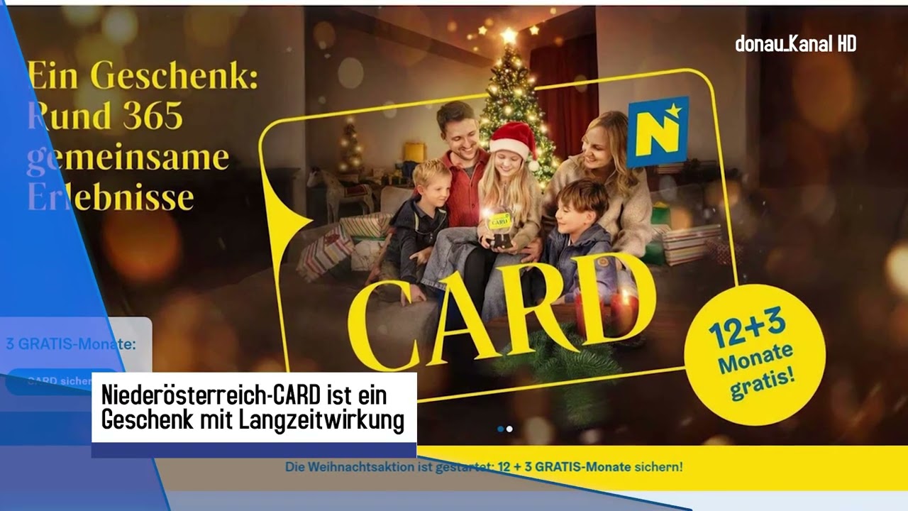 NÖ Card 2026 mit attraktivem Frühbucherbonus