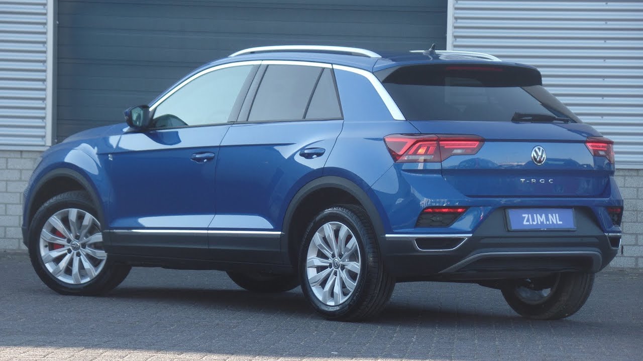 Volkswagen NEW T-roc Sport 2019 Ravenna Blue 17 inch Kulmbach walk ...