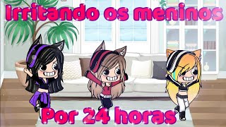 Irritando os meninos por 24 horas (VINGANÇA DAS MENINAS)