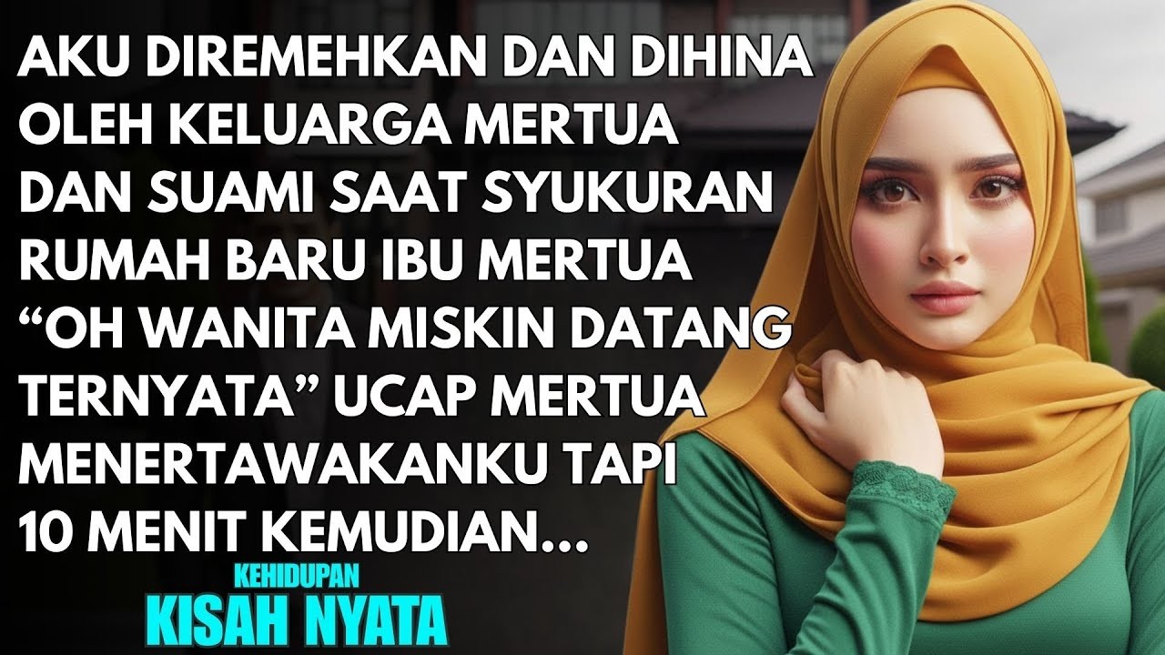 AKU SELALU DIHINA DAN DIREMEHKAN OLEH IBU MERTUA BESERTA KELUARGA SUAMI - TAPI 10 MENIT KEMUDIAN..