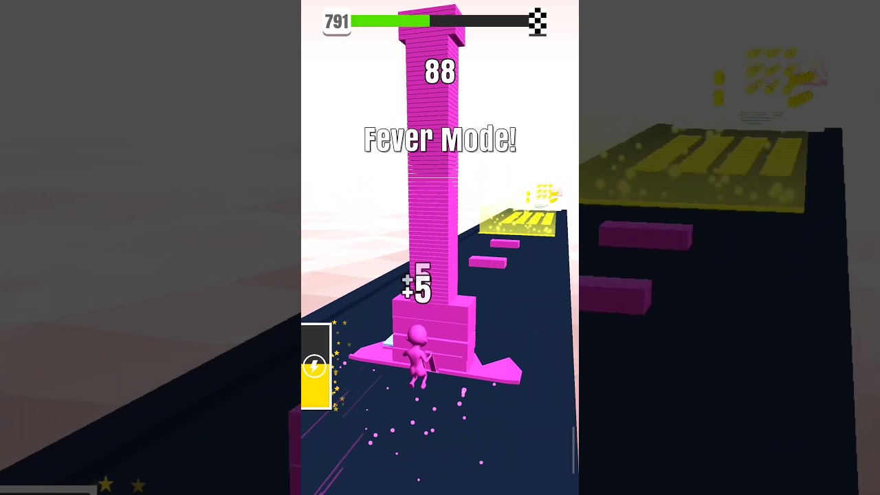 Stack Colours satisfying New Game level 667 