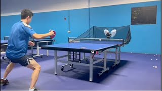 Butterfly Training Tips with Ye Tian - Backhand Power Looping Using Amicus Prime